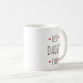 Personalized Photo Mug for Dad – “Best Daddy Ever” コーヒーマグカップ (正面右)