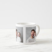 Personalized Photo Mug for Dad | Custom Kids Names エスプレッソカップ (正面右)