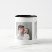 Personalized Photo Mug for Dad | Custom Kids Names マグカップ (中央)