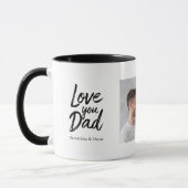 Personalized Photo Mug for Dad | Custom Kids Names マグカップ (左)