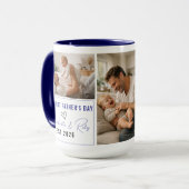 Personalized Photo Mug – Our First Father’s Day マグカップ (正面左)