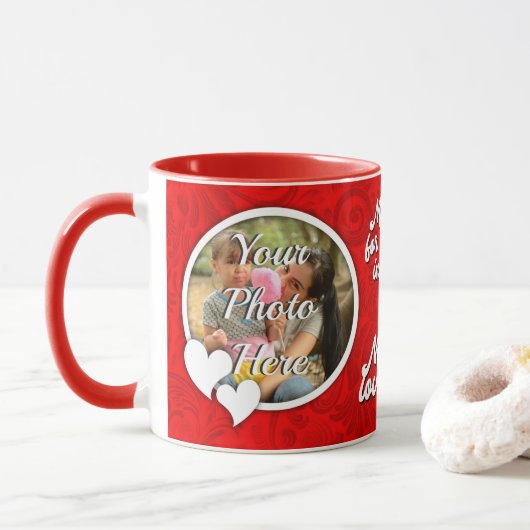Personalized Photo Mug – Special Gift マグカップ (ドーナツ)