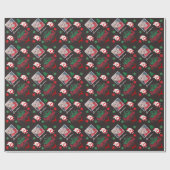 Personalized Photo Name Merry Christmas  ラッピングペーパー (フラット)