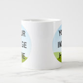 Personalized Photo or Logo | Custom Design ジャンボコーヒーマグカップ (正面)