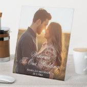 Personalized Photo Pedestal Sign – Custom Event 台座サイン (インサイチュ)