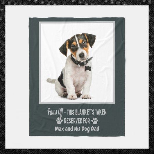 Personalized Photo Pet Dog  フリースブランケット