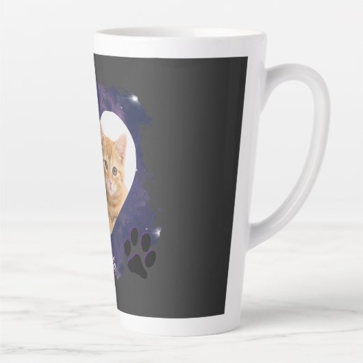 Personalized Photo Pet Latte Mug カフェラテマグ (右)
