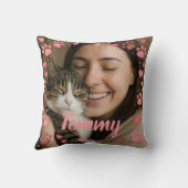 Personalized Photo Pet Lover's Pillow クッション (裏面)