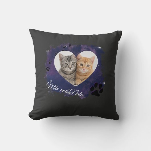 Personalized Photo Pet Pillow クッション (正面)