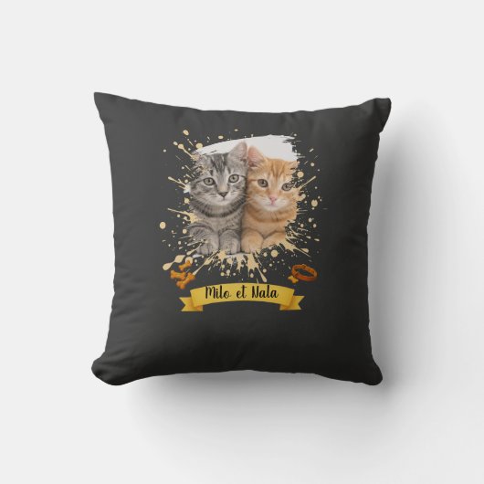 Personalized Photo Pet Pillow クッション (正面)