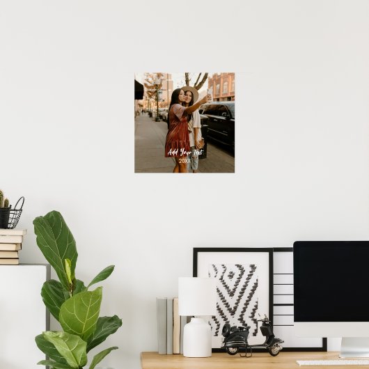 Personalized Photo Poster Wall Art ポスター (ホームオフィス)