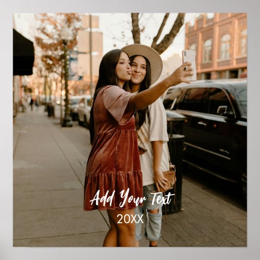 Personalized Photo Poster Wall Art ポスター (正面)