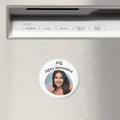 Personalized Photo Quinceañera Birthday Keepsake マグネット (インサイチュ (食洗機))