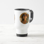 Personalized Photo Retro Bahamas Tropical Beach    トラベルマグ (正面右)