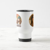 Personalized Photo Retro Bahamas Tropical Beach    トラベルマグ (中央)