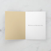 Personalized Photo Romantic Heart Valentine’s Day シーズンカード (内部)