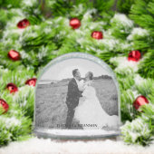 Personalized Photo Snow Globe (クリスマス)