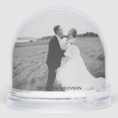 Personalized Photo Snow Globe (裏面)