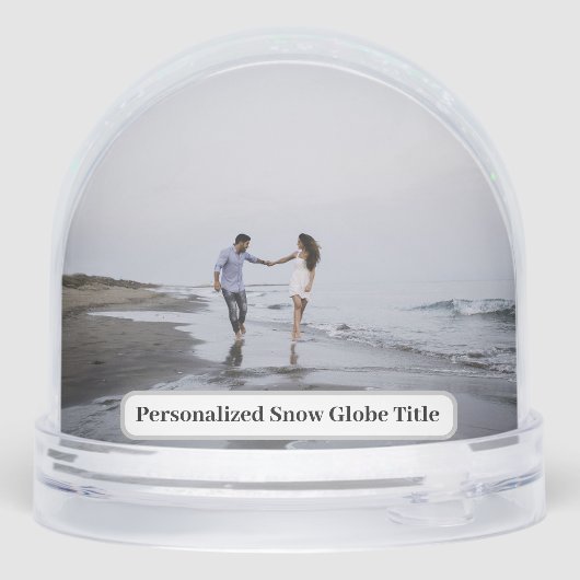 Personalized Photo Snow Globe (裏面)