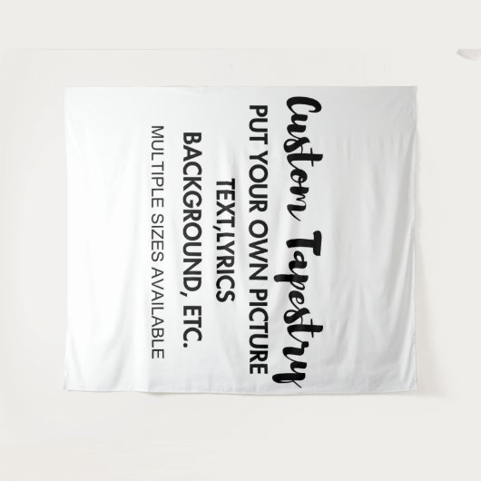 Personalized Photo Tapestry タペストリー (正面(横))