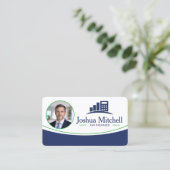 Personalized Photo Tax Preparer Professional 名刺 (スタンド正面)