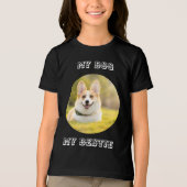 Personalized Photo Template for My Dog - My Best トライブレンドＴシャツ (正面)