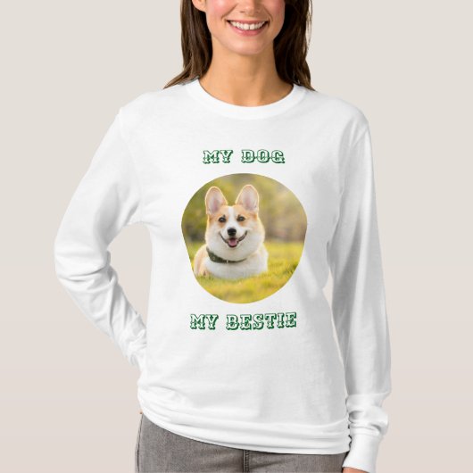 Personalized Photo Template for My Dog - My Best Tシャツ (正面)