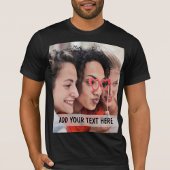 Personalized Photo & Text Or Name  Tシャツ