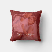 Personalized Photo Throw Pillow for Couples inLove クッション (正面)
