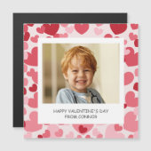 Personalized Photo Valentine Magnet (正面/裏面)
