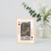 Personalized Photo Valentine’s Card – Ace of Heart 名刺 (スタンド正面)