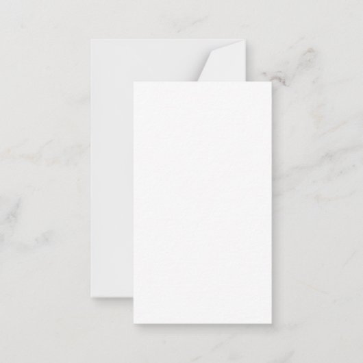 Personalized Photo Valentine's Day Flat Note Card ノートカード (裏面)