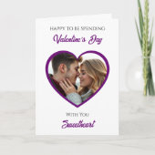 Personalized Photo Valentine's Day | My Favorite  カード (正面)