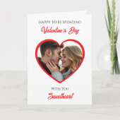 Personalized Photo Valentine's Day | My Favorite カード (正面)