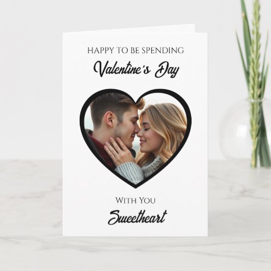 Personalized Photo Valentine's Day | My Favorite  カード (正面)