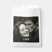 Personalized Photo Wedding Custom Initials Treat フェイバーバッグ (正面)