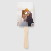 Personalized Photo Wedding Fan Program ハンドファン (正面)