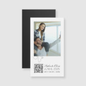 Personalized Photo Wedding Save the Date magnet (正面/裏面)