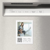 Personalized Photo Wedding Save the Date magnet マグネット (インサイチュ (食洗機))