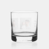 Personalized Photo Whiskey Glass for Dad  Custom  ウイスキーグラス (裏面)