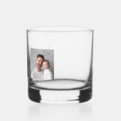 Personalized Photo Whiskey Glass for Dad  Custom  ウイスキーグラス (左)