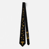 Personalized Physician's Caduceus Neck Tie ネクタイ (正面)