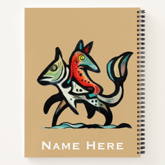 Personalized Picasso-Inspired Art Journal ノートブック (裏面)