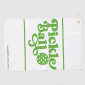 Personalized Pickleball Clip-on Towel ゴルフタオル (横)