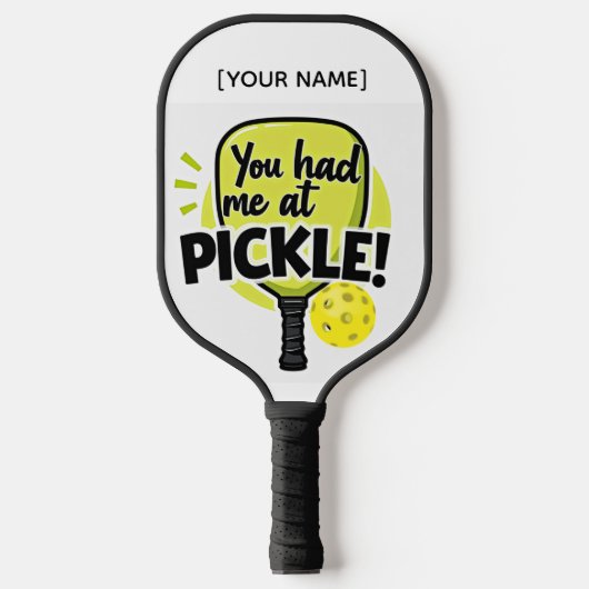 Personalized Pickleball Paddle-Yellow-Style#027 ピックルボールラケット (正面)
