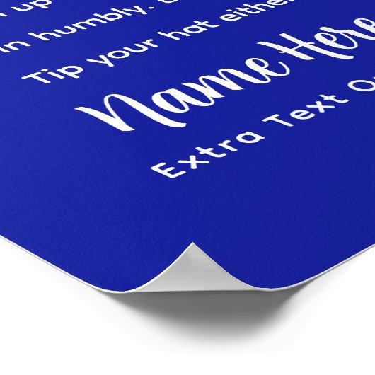 Personalized Pickleball Rules Texas Edition Poster ポスター (角)