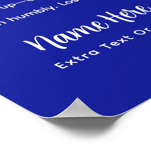 Personalized Pickleball Rules West Coast Surfer ポスター (角)