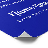 Personalized Pickleball Rules Western Survival ポスター (角)