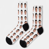 Personalized Picture Socks with Custom Face Print  ソックス (左)