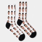 Personalized Picture Socks with Custom Face Print  ソックス (右)